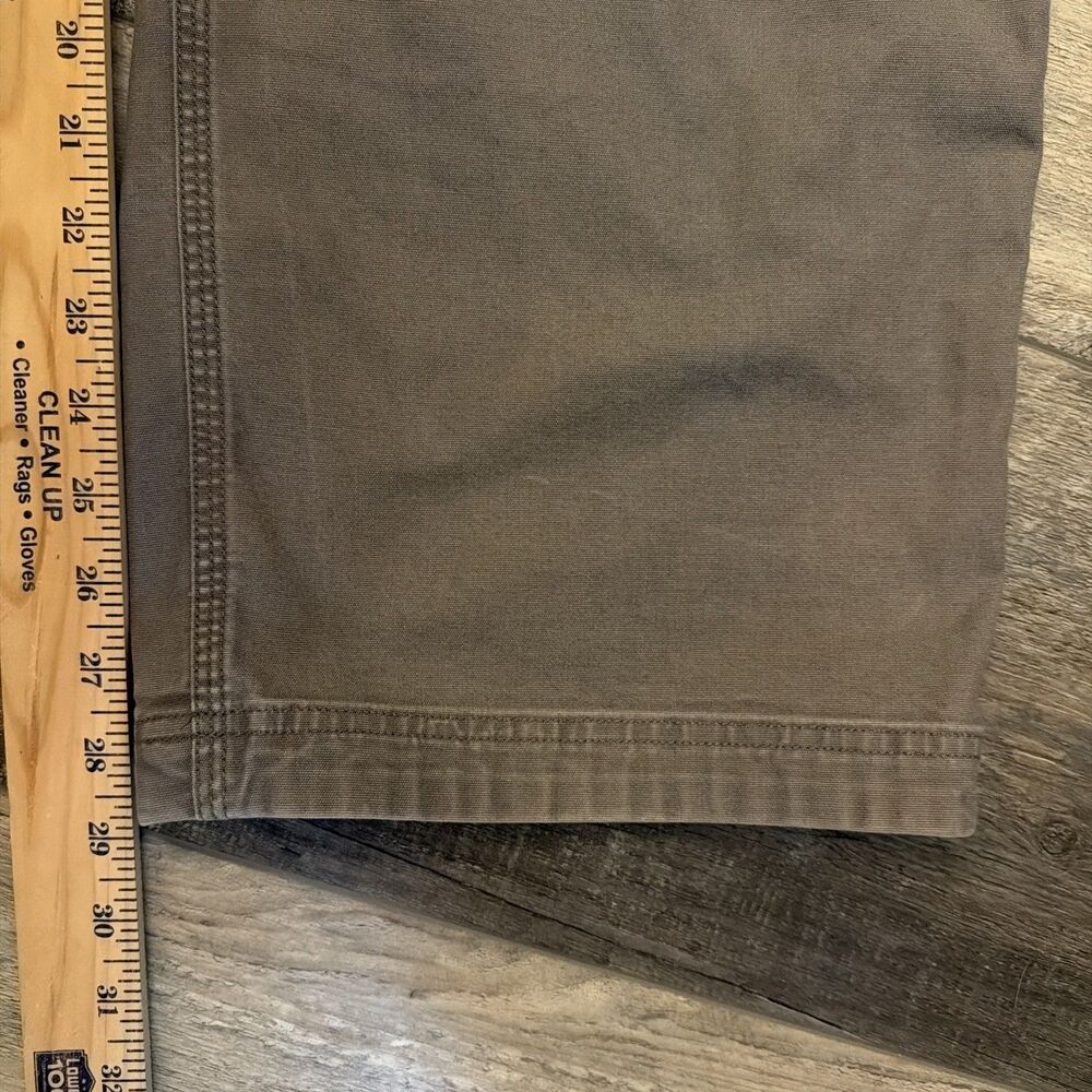 Duluth Trading Flex Fire Hose Sweat Management Chino Pant Men 44x30 Gray Stretch - Picture 8 of 9
